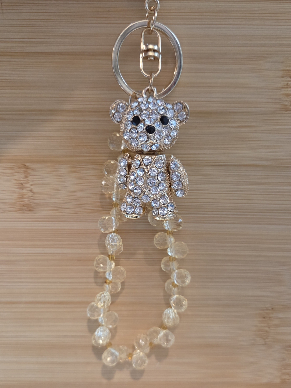🧸✨ LUXURY Articulating Bling Teddy Bear Bag Charm ✨🧸